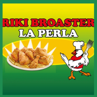 LOGO RIKI BROASTER LA PERLA PNG